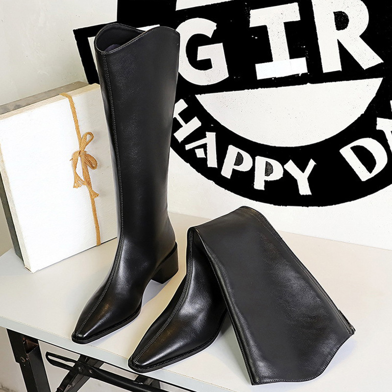 Knee High Boots Women - BIGTREE 2027 Новые уличные ботфорты с
