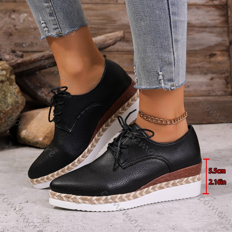 Кожаные женские туфли-оксфорды – обзор и цена Oxford Lace Up Women