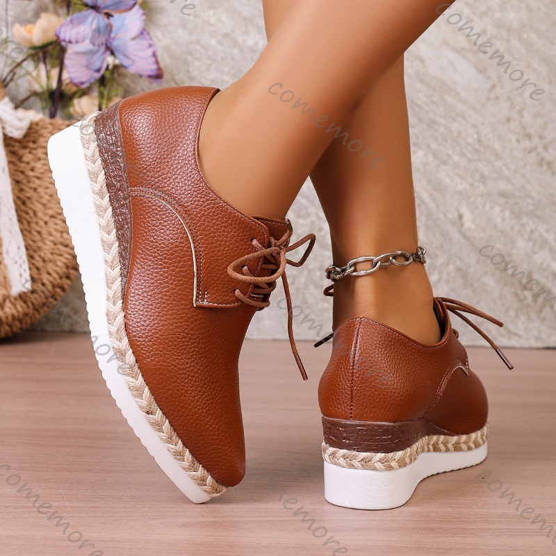 Кожаные женские туфли-оксфорды – обзор и цена Oxford Lace Up Women
