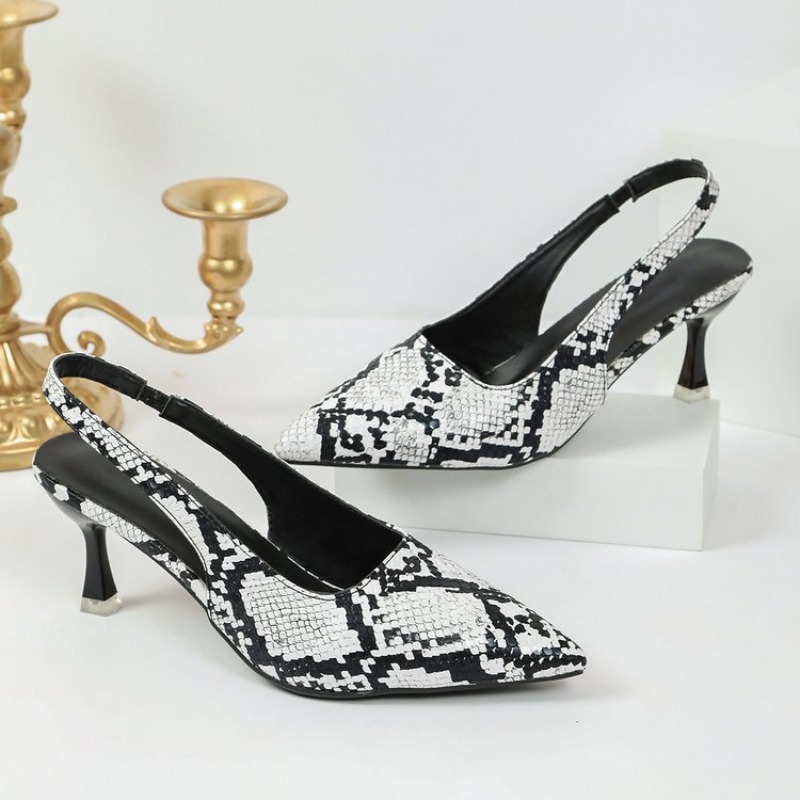 Туфли-слингбэки с эффектом зме – обзор и цена Women'S Shoes Quality